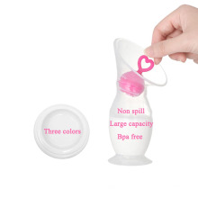 Lid Reusable Easy Saver Baby Suction Feeding Oem Collector Manual Silicone Milk Breast Pump